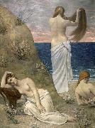 Pierre Puvis de Chavannes Young Girls on the Edge of the Sea Sweden oil painting artist